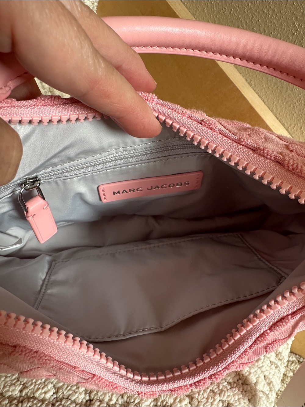 Marc Jacobs Monogram Terry Cloth Shoulder Bag - Picture 3 of 10